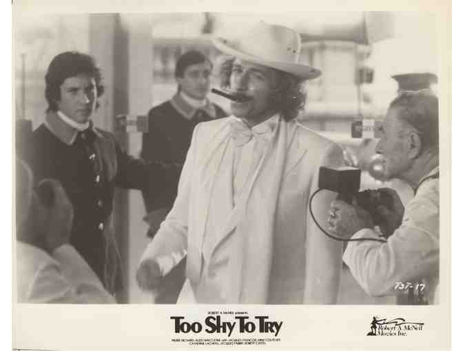 TOO SHY TO TRY, 1983, movie stills, collectors lot, Pierre Richard, Aldo Maccione,