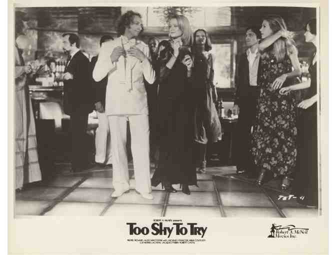 TOO SHY TO TRY, 1983, movie stills, collectors lot, Pierre Richard, Aldo Maccione,