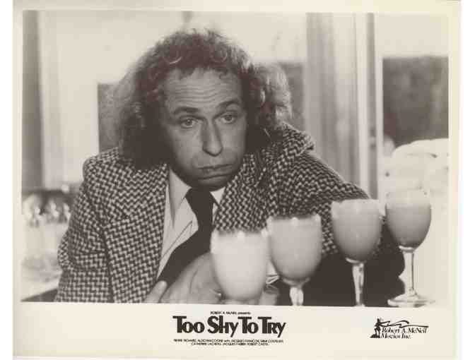 TOO SHY TO TRY, 1983, movie stills, collectors lot, Pierre Richard, Aldo Maccione,