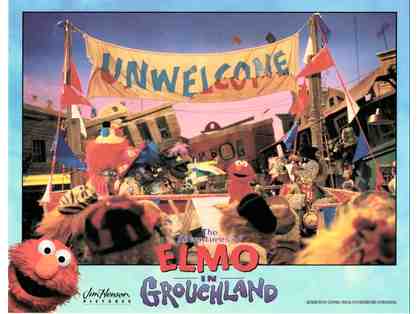 ADVENTURES OF ELMO IN GROUCHLAND, 1999, lobby card set, Mandy Patinkin, Elmo