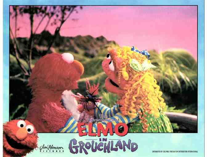 ADVENTURES OF ELMO IN GROUCHLAND, 1999, lobby card set, Mandy Patinkin, Elmo