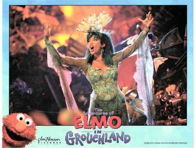 ADVENTURES OF ELMO IN GROUCHLAND, 1999, lobby card set, Mandy Patinkin, Elmo