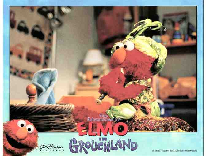 ADVENTURES OF ELMO IN GROUCHLAND, 1999, lobby card set, Mandy Patinkin, Elmo