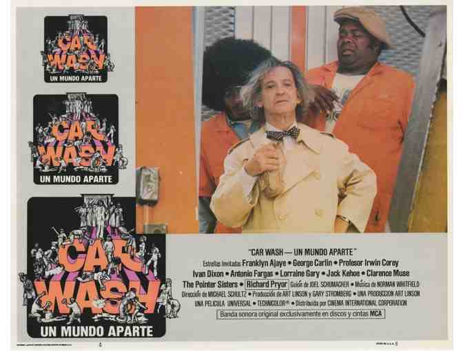 CAR WASH, 1976, lobby card set, Richard Pryor, George Carlin