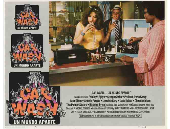 CAR WASH, 1976, lobby card set, Richard Pryor, George Carlin