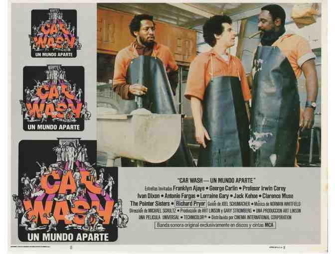 CAR WASH, 1976, lobby card set, Richard Pryor, George Carlin