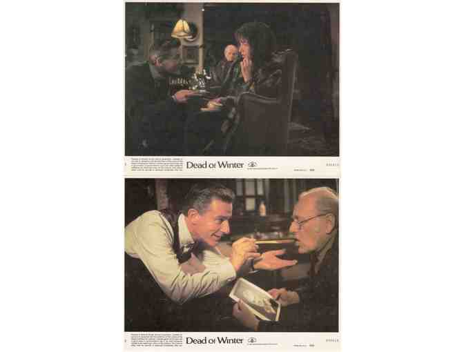 DEAD OF WINTER, 1987, mini lobby card set, Roddy McDowall, Mary Steenburgen