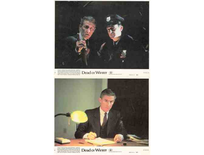 DEAD OF WINTER, 1987, mini lobby card set, Roddy McDowall, Mary Steenburgen