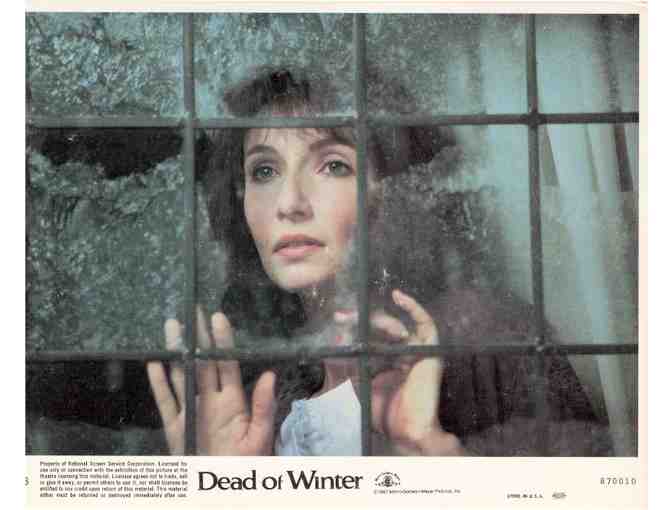 DEAD OF WINTER, 1987, mini lobby card set, Roddy McDowall, Mary Steenburgen