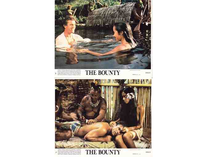 BOUNTY, 1984, mini lobby card set, Mel Gibson, Anthony Hopkins