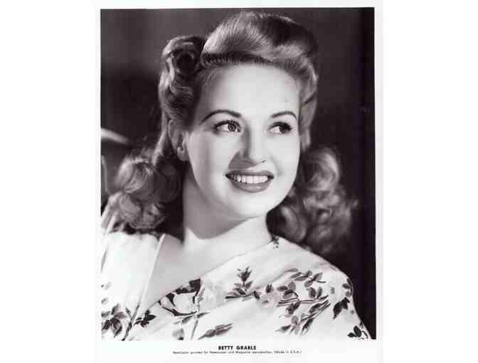 BETTY GRABLE, group of classic celebrity portraits, stills or photos