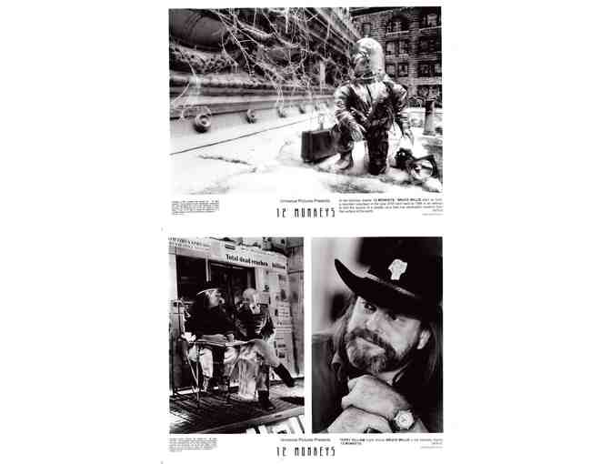 12 MONKEYS, 1995, movie stills, Bruce Willis, Brad Pitt