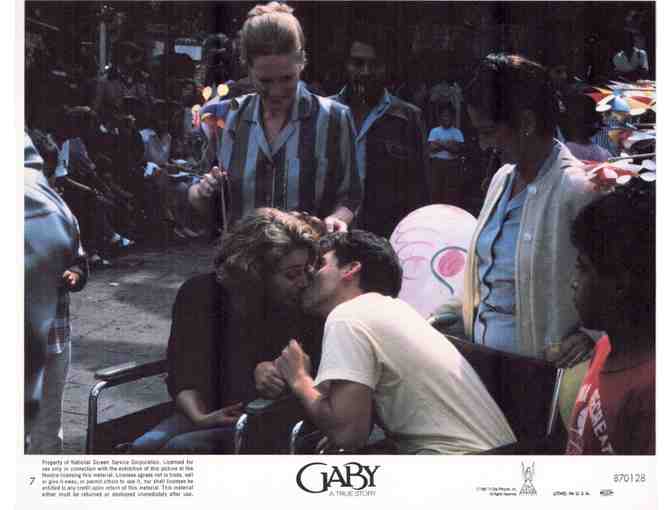 GABY: A TRUE STORY, 1987, mini lobby cards, Liv Ullman, Robert Loggia
