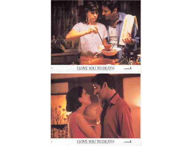 I LOVE YOU TO DEATH, 1990, mini lobby cards, Kevin Kline