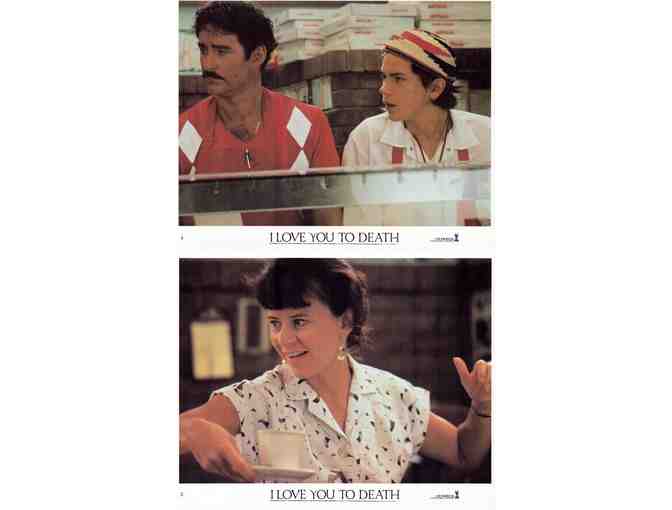 I LOVE YOU TO DEATH, 1990, mini lobby cards, Kevin Kline
