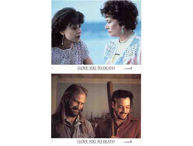 I LOVE YOU TO DEATH, 1990, mini lobby cards, Kevin Kline