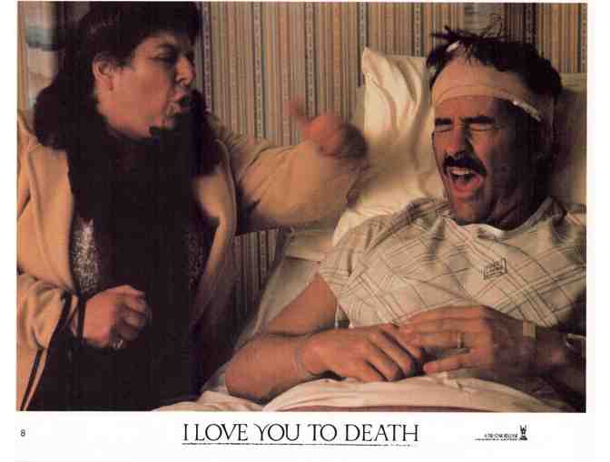 I LOVE YOU TO DEATH, 1990, mini lobby cards, Kevin Kline