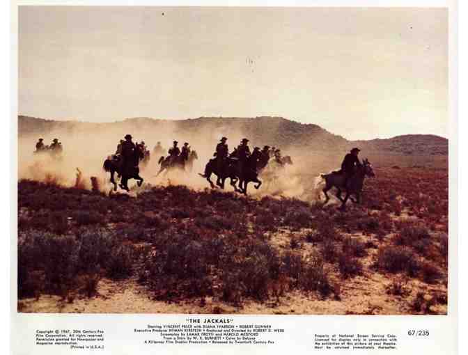 JACKALS, 1967, mini lobby cards, Vincent Price, Diana Ivarson