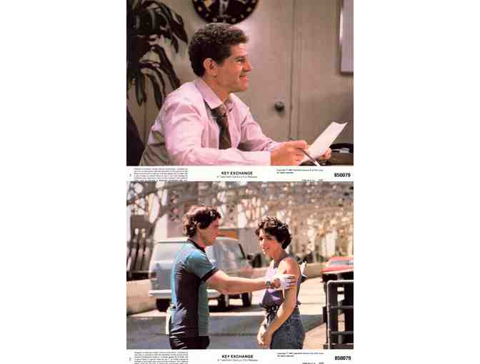 KEY EXCHANGE, 1985, mini lobby cards, Brook Adams, Daniel Stern