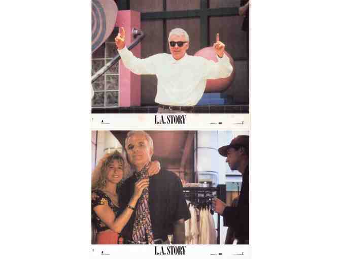 L.A. STORY, 1991, mini lobby cards, Steve Martin, Victoria Tennant