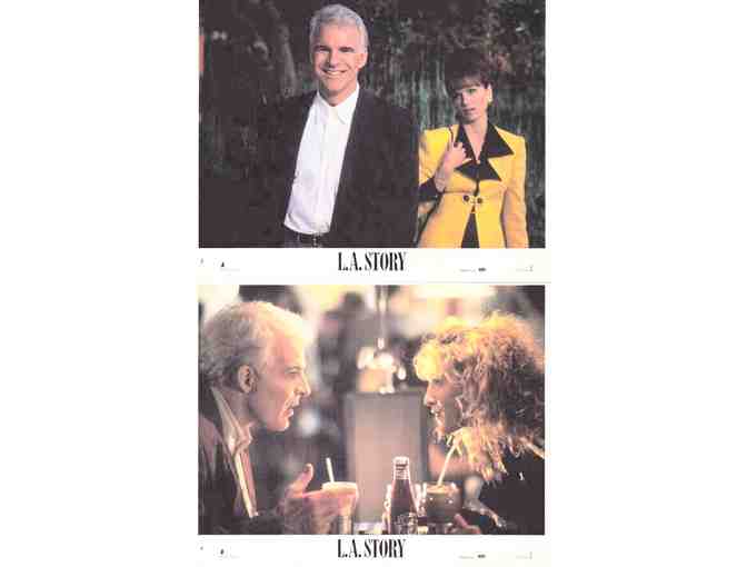 L.A. STORY, 1991, mini lobby cards, Steve Martin, Victoria Tennant