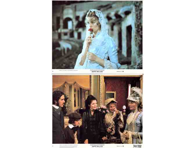 DAISY MILLER, 1974, mini lobby cards, Cybill Shepherd, Barry Brown