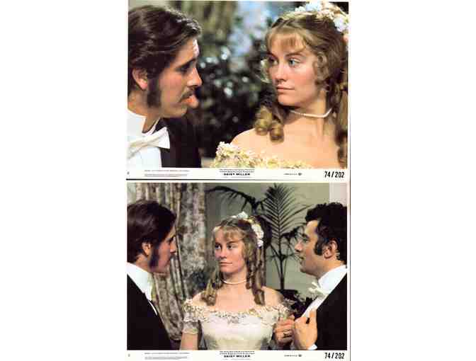 DAISY MILLER, 1974, mini lobby cards, Cybill Shepherd, Barry Brown
