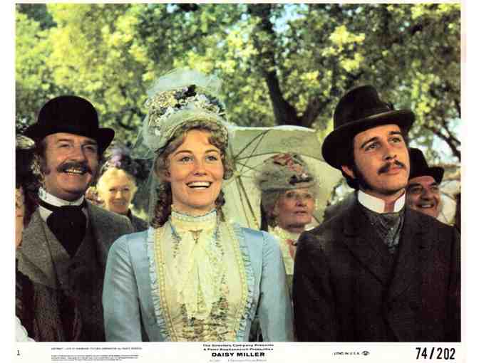 DAISY MILLER, 1974, mini lobby cards, Cybill Shepherd, Barry Brown