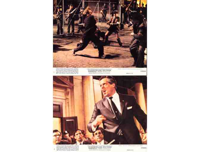 F.I.S.T., 1977, mini lobby cards, Sylvester Stallone, Rod Steiger