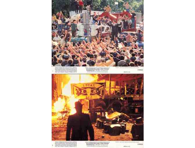 F.I.S.T., 1977, mini lobby cards, Sylvester Stallone, Rod Steiger