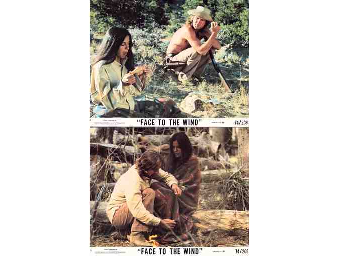 FACE TO THE WIND, 1974, mini lobby cards, Cliff Potts