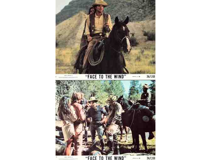 FACE TO THE WIND, 1974, mini lobby cards, Cliff Potts