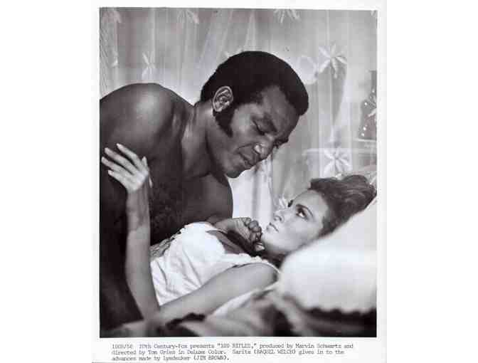 100 RIFLES, 1969, cards and stills, Raquel Welch, Jim Brown