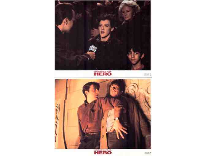 ACCIDENTAL HERO, 1992, British Front of House cards, Dustin Hoffman