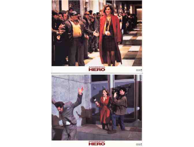 ACCIDENTAL HERO, 1992, British Front of House cards, Dustin Hoffman