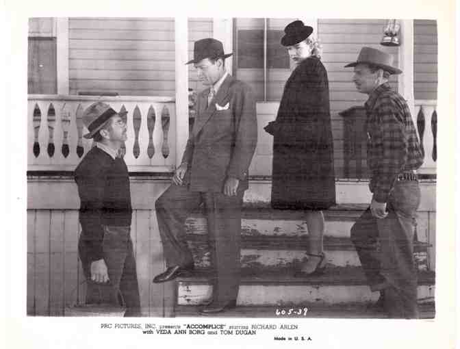 ACCOMPLICE, 1946, movie stills, Richard Arlen, Veda Ann Borg