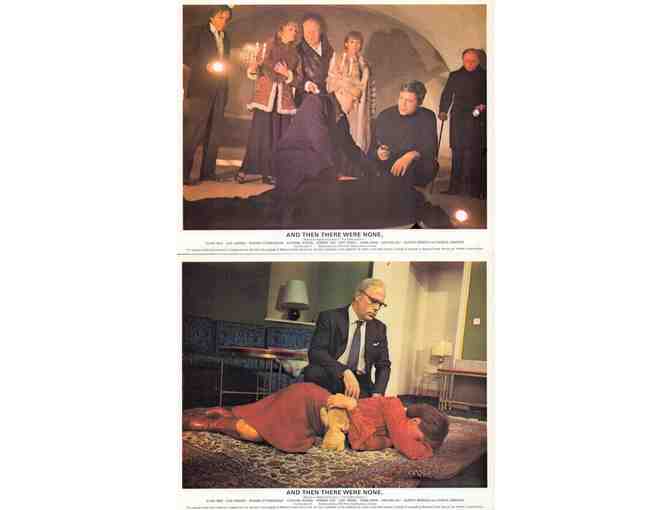 AND THEN THERE WERE NONE, 1975, British Front of House cards