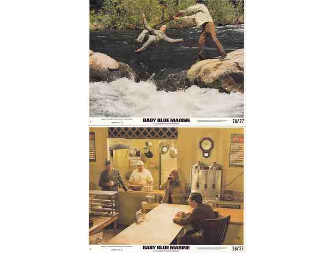 BABY BLUE MARINE, 1976, mini lobby cards, Jan-Michael Vincent
