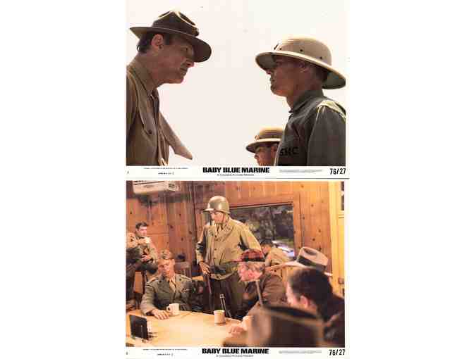 BABY BLUE MARINE, 1976, mini lobby cards, Jan-Michael Vincent