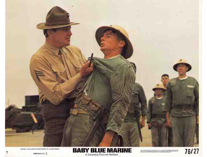 BABY BLUE MARINE, 1976, mini lobby cards, Jan-Michael Vincent