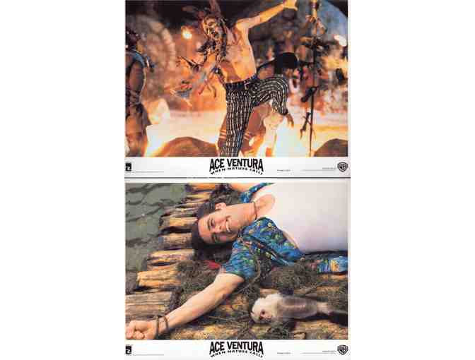 ACE VENTURA: WHEN NATURE CALLS, 1995, cards and stills, Jim Carrey