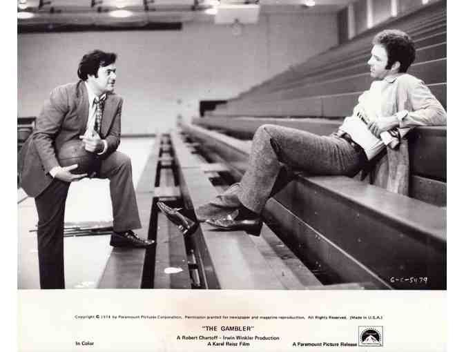 GAMBLER, 1974, cards and still, James Caan, Paul Sorvino