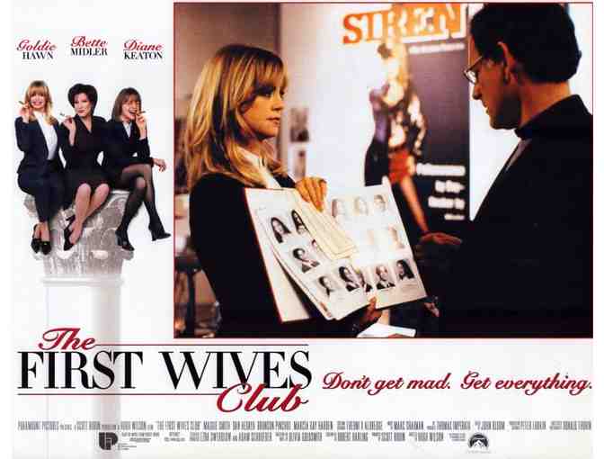 FIRST WIVES CLUB, 1996, lobby cards, Bette Midler, Goldie Hawn