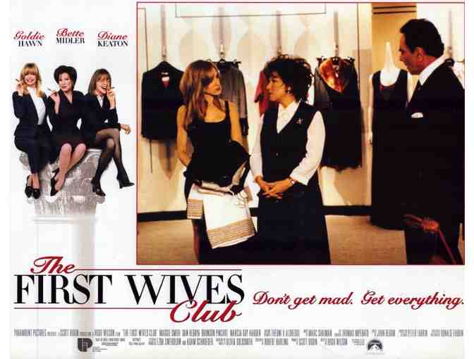 FIRST WIVES CLUB, 1996, lobby cards, Bette Midler, Goldie Hawn