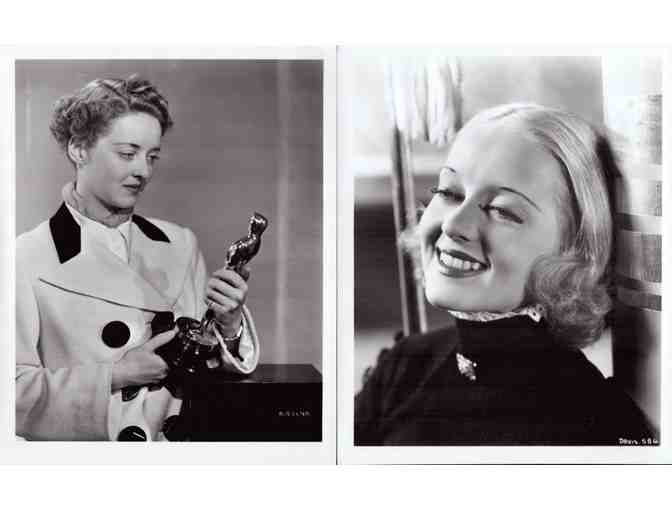 BETTE DAVIS, group of classic celebrity portraits, stills or photos