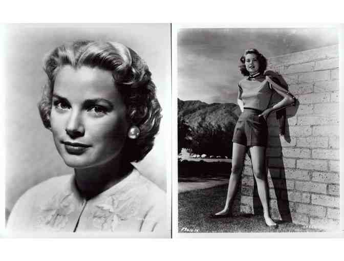 GRACE KELLY, group of classic celebrity portraits, stills or photos
