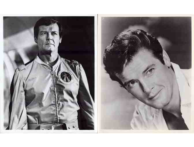ROGER MOORE, group of classic celebrity portraits, stills or photos