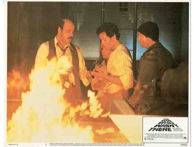 MAN WHO WASNT THERE 3-D, 1983, lobby card set, Steve Guttenberg