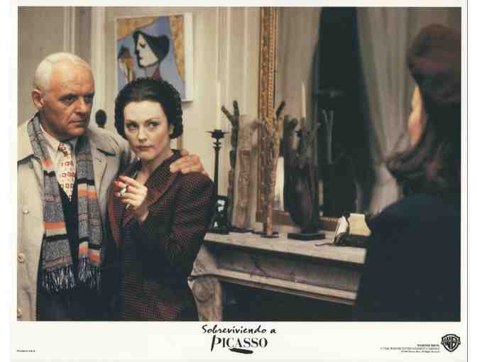 SURVIVING PICASSO, 1996, lobby card set, Anthony Hopkins, Julianne Moore