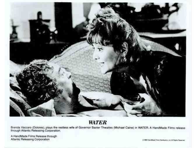 WATER, 1986, movie stills, Michael Caine, Valerie Perrine
